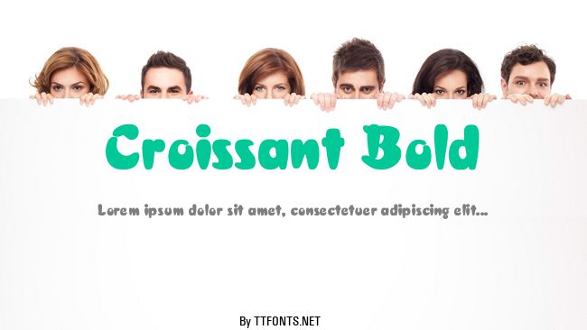 Croissant Bold example